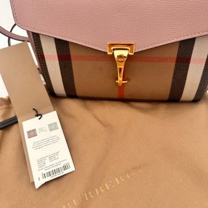 Burberry Small Macken Leather Crossbody Bag